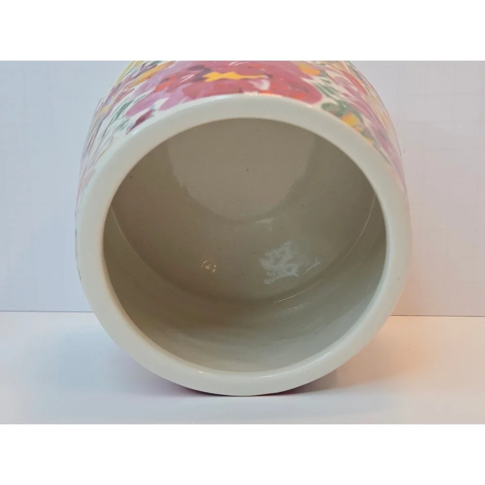 Opalhouse Unicorn Canister Ceramic Trinket Treat Jar‎ with Lid Floral Gold Horn